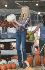 KATHERINE MCNAMARA at Mr. Bones Pumpkin Patch