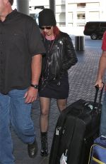 KATY PERRY Arrives at Los Angeles Internationa Airport 2010