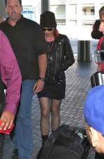 KATY PERRY Arrives at Los Angeles Internationa Airport 2010