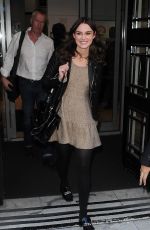 KEIRA KNIGHTLEY at BBC Radio 2 in London 2810