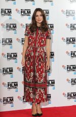 KEIRA KNIGHTLEY at The Imitation Game Photocall in London