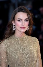KEIRA KNIGHTLEY at The Imitation Game Premiere in London