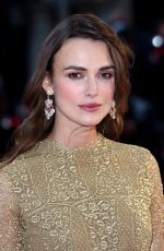 KEIRA KNIGHTLEY at The Imitation Game Premiere in London