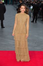 KEIRA KNIGHTLEY at The Imitation Game Premiere in London