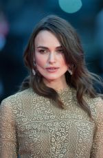 KEIRA KNIGHTLEY at The Imitation Game Premiere in London