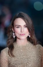 KEIRA KNIGHTLEY at The Imitation Game Premiere in London