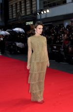 KEIRA KNIGHTLEY at The Imitation Game Premiere in London