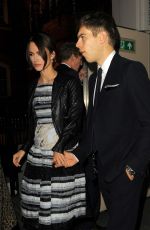 KEIRA KNIGHTLEY Leaves the Mayfair Hotel