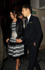 KEIRA KNIGHTLEY Leaves the Mayfair Hotel