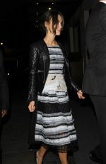 KEIRA KNIGHTLEY Leaves the Mayfair Hotel