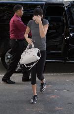KENDALL JENNER Arrives at Gotham Boxing Gym in New York