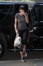 KENDALL JENNER Arrives at Gotham Boxing Gym in New York