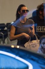 KENDALL JENNER Arrives at Gotham Boxing Gym in New York