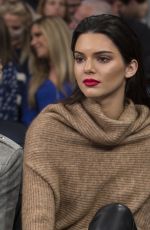 KENDALL JENNER at Knicks vs Wizards Game in nyc 10/22/14New York