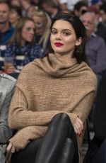 KENDALL JENNER, GIGI HADID and HAILEY BALDWIN at Knicks vs Wizards Game