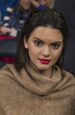 KENDALL JENNER, GIGI HADID and HAILEY BALDWIN at Knicks vs Wizards Game