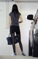 KENDALL JENNER in Shorts Out and About in Beverly Hills 0910