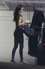 KENDALL JENNER in Shorts Out and About in Beverly Hills 0910