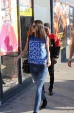 KENDALL JENNER Out Shopping a Costume in Hollywood
