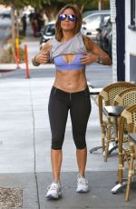 KENNIFER LOPEZ in Sport Bra and Leggings Leaves a Gym in West Hollywood