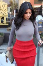 KIM KARDASHIAN and Bruce Jenner on the Set of Little Next Door in West Hollywood
