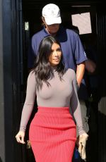 KIM KARDASHIAN and Bruce Jenner on the Set of Little Next Door in West Hollywood