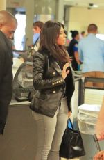 KIM KARDASHIAN and Kanje West at Los Angeles International Airport 2610