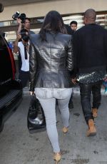 KIM KARDASHIAN and Kanje West at Los Angeles International Airport 2610