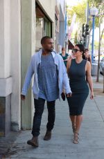 KIM KARDASHIAN and Kanye West Out Shopping in Los Angeles