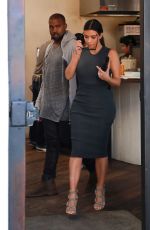 KIM KARDASHIAN and Kanye West Out Shopping in Los Angeles