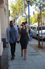 KIM KARDASHIAN and Kanye West Out Shopping in Los Angeles