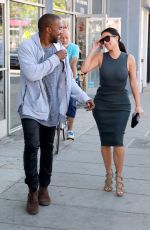 KIM KARDASHIAN and Kanye West Out Shopping in Los Angeles