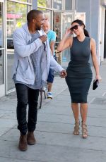 KIM KARDASHIAN and Kanye West Out Shopping in Los Angeles