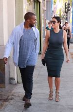 KIM KARDASHIAN and Kanye West Out Shopping in Los Angeles