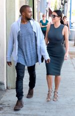 KIM KARDASHIAN and Kanye West Out Shopping in Los Angeles