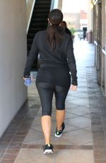 KIM KARDASHIAN in Leggings Arrives at a Gym in Los Angeles 2910