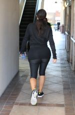 KIM KARDASHIAN in Leggings Arrives at a Gym in Los Angeles 2910