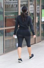 KIM KARDASHIAN in Leggings Arrives at a Gym in Los Angeles 2910