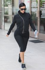 KIM KARDASHIAN in Leggings Arrives at a Gym in Los Angeles 2910