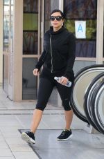 KIM KARDASHIAN in Leggings Arrives at a Gym in Los Angeles 2910