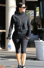 KIM KARDASHIAN in Leggings Arrives at a Gym in Los Angeles 2910