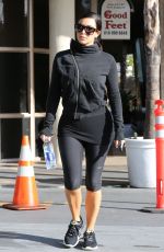 KIM KARDASHIAN in Leggings Arrives at a Gym in Los Angeles 2910