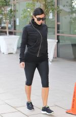 KIM KARDASHIAN in Leggings Arrives at a Gym in Los Angeles 2910