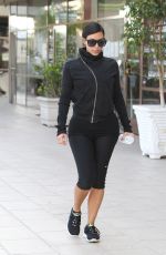 KIM KARDASHIAN in Leggings Arrives at a Gym in Los Angeles 2910