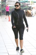 KIM KARDASHIAN in Leggings Arrives at a Gym in Los Angeles 2910