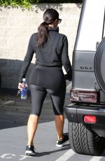 KIM KARDASHIAN in Leggings Arrives at a Gym in Los Angeles 2910