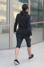 KIM KARDASHIAN in Leggings Arrives at a Gym in Los Angeles 2910
