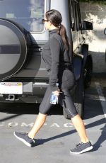 KIM KARDASHIAN in Leggings Arrives at a Gym in Los Angeles 2910