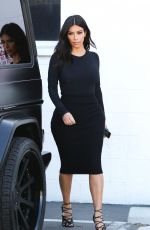 KIM KARDASHIAN Leaves Bunim/Murray Productions Studio in Van Nuys