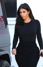 KIM KARDASHIAN Leaves Bunim/Murray Productions Studio in Van Nuys